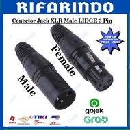 XLR 3 Pin Connector