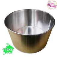 LOYANG BULAT 10X5 LOYANG KEK BULAT | ROUND CAKE MOLD CAKE MOULD ACUAN KEK BULAT by AZIM BAKERY