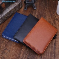 SEPTEMBER Pocket Planner Stationery School Supplies Memo Pads Leather Cover Retro Diary Business Mem