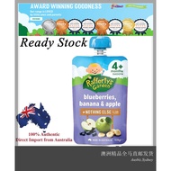 Rafferty's Garden 4+ Months Organic Baby Food Puree Blueberries, Banana & Apple ( 120g )
