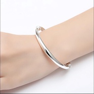 [Delivery Certificate] 999 Sterling Silver Bracelet Female Silver Gypsophila Bracelet Silver Plated 