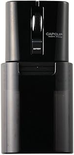 ELECOM M-FCC2BRSBK Wireless"CAPCLIP" Mouse Bluetooth Silent 95% Reduction of Clicking Sounds, Black