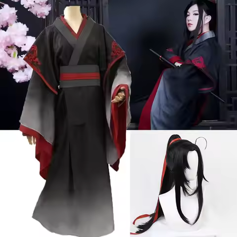 Mo Dao Zu Shi Wei Wuxian Wei Ying Cosplay Costume For Men Mo Dao Zu Shi Wei Wuxian Simplified Versio
