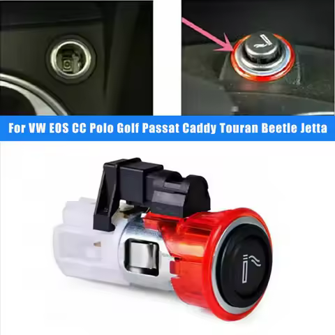 Cigarette Lighter Assembly For VW EOS CC Polo Golf Passat Caddy Touran Beetle Jetta A3 S3 Seat Leon 