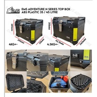 EMS TOP BOX N SERIES ABS PLASTIC 45 LITER MOTORCYCLE BOX -Aluminium Box Design ABS Plastic Box With 