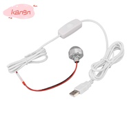 KANGN LED Spotlight, 5V USB Powered Stepless Dimming Spotlight, Mini Dimmable Breathing Mode and Con