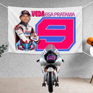 VEDA09 FLAG VEDA PRATAMA FHOTO VEXTOR BIGGER 80X120 SUITABLE FOR INDOOR OUTDOOR