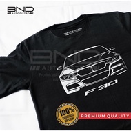 Bmw F30 Series 3 FRONT T-Shirt - BMW F30 T-Shirt F30 T-Shirt