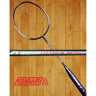 - ASHAWAY TI 100 TITANIUM MESH FREE GRIP BADMINTON RACKET