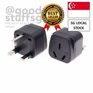 [SG FREE 🚚] AU 2Pin 3 Pin To UK Plug Adapter Australia To UK Type-G Converter Argentin New Zealand C