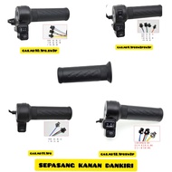Various models of electric bicycle gas handles, right pair Kiri