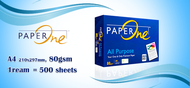 Paper One Bond Paper, A4, 80gsm, 1 ream