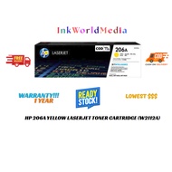 HP 206A Yellow LaserJet Toner Cartridge (W2112A)