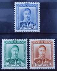 [STM 550] 1938-1944 New Zealand King George VI (MNH Mint) stamp/setem