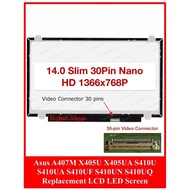 Asus A407M X405U X405UA X405UQ X405UR S410U S410UA S410UF S410UN S410UQ NanoEdge Laptop LCD LED Scre