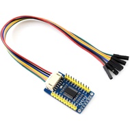 Papan Pengembangan IO Waveshare MCP23017 Antara Muka I2C Voltan 5V/3.3V Mengembangkan 16 Pin I/O Seh