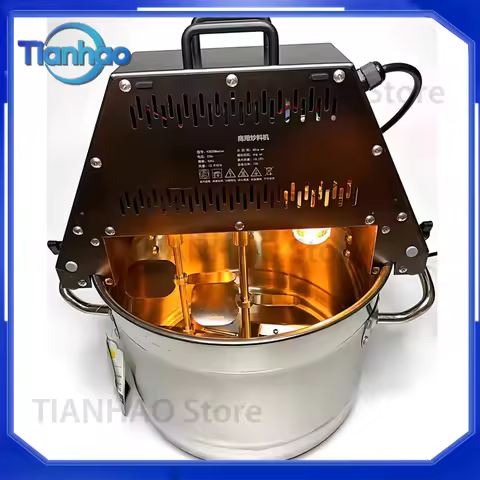 Food Stirrer Pot 10L for K3020-Master1.2 Automatic Stir Fry Machine 220V Food Jam Sauce Mixing Wok