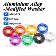 CNC Motorcycle Modified Gasket Decorative Gasket Motorcycle Screw Gasket Titanium Plated Screw Gaske