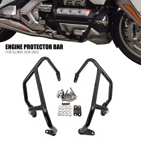For HONDA Gold Wing 1800 Engine Guard Crash Bar Bars Bumper Protector Goldwing GL1800 F6C 2018-2023