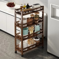 Multi functional trolley storage rack for kitchen and bedroom