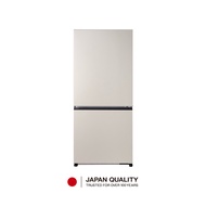 Panasonic Prime+ Essential 2 Door Fridge 506L NR-BW530HW - Beige / Black