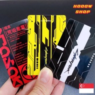 ( SG SELLER ) CYBER-PUNK EZLINK CARD STICKER / CYBERPUNK 2077 / NFC CARD / MRT CARD / CUSTOMISE STIC