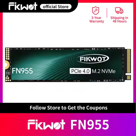 Fikwot FN955 M.2 SSD 1TB 2TB 4TB PCIe4.0x4 NVMe1.4 7300MB/s M.2 2280 SSD Disk Internal Solid State D