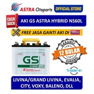 VOUCHER Aki GS ASTRA Hybrid NS60L Livina Grand Livina Evalia City