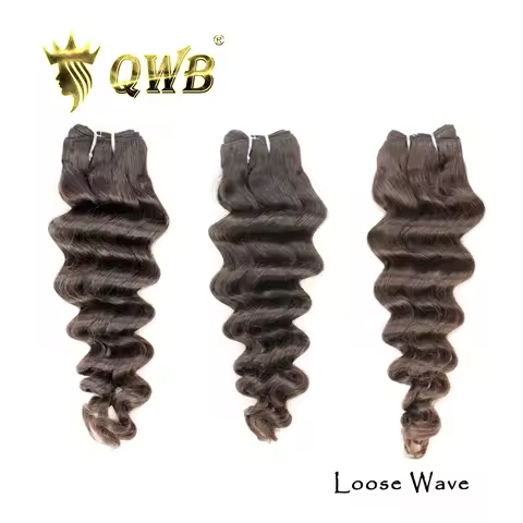 Loose Weave 3 Bundle Deal Brazilian 100% Human Hair Extension Unprocessed Natural Color 12"-28" Free