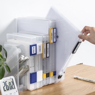 Japanese Portable A4 Folder A5 Desktop Storage Box Folder File Box Contract Organize Folders Bill St