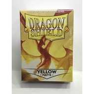 Dragon Shield 100 - Standard Size Protector Sleeves - Matte Yellow - AT -11014