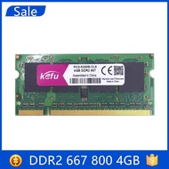 1ขาย DDR2 4GB Ddr2 667Mhz 800Mhz PC2-5300 PC2-6400 4G Sodimm หน่วยความจำ Sdram Ram สำหรับแล็ปท็อปและโน้ตบุ๊ค