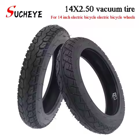 14x2.50 Vacuum Tire 2.50-10 Tubeless tyre Fits for 14 Inch Electric Bicycle Vehicle Wheel 14*2.50 Ty