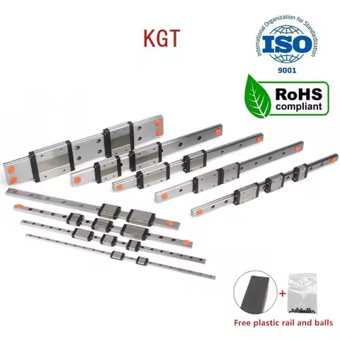 KGT MGN7H MGN9H MGN12H MGN15H RoHS L from100mm to 1000mm miniature linear guide rail slide carriage 