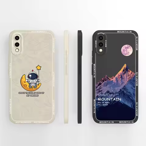 For Samsung Galaxy A02 M02 Phone Case Lovely Astronaut Silicone Back Cover Casing Shell For SamsungA