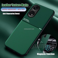 For OPPO RENO 8T 5G Phone Case Leather Magnetic Stand Case For Oppo Reno8 T 5G 8 T Reno8T 4G Silicone Shockproof Back Cover