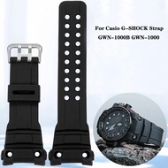 For G-SHOCK Watch 5371 GWN-1000B GWN-1000 Resin silicone strap Replacement Men's sport rubber band B
