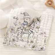 30X30CM Pure Cotton Gauze Baby Face Towel Baby Bib Children's Handkerchief