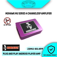 MOHAWK Car Audio MU-SERIES 4 Channel Amplifier PLUG N PLAY Android Player - 23MU-60.4PP