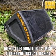 Box speaker monitor floor 12 inch finishing