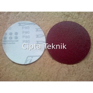 4 inch Velcro Round Sandpaper Grit 80 Sanding Disc Diameter 4inch P80