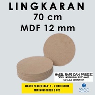 Circle 70 cm - MDF 12 mm - MDF board MDF wood board/