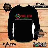 Kaos Sdgs Desa Panjang - Kaos Panjang Sdgs Kementerian Desa -