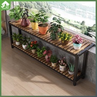 Customized Window Sill Flower Stand Single-Layer Floor-Standing New Balcony Succulent Flower Stand Window Edge Long Flower Pot Internet Celebrity Shelf