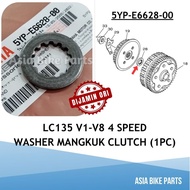 Yamaha Original LC135 V1 V2 V3 V4 V5 V6 V7 V8 4 Speed Primary Driven Gear Washer Mangkuk Clutch - 5Y