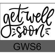 STICKER BELON GWS6 GET WELL SOON