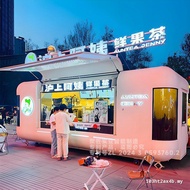 Influencer Cloud Warehouse Multifunctional Gull Wingmen Snack Cart Mobile Stall Dining Cart Commerci
