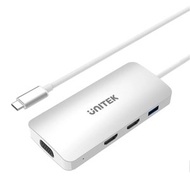 UNITEK - USB 3.1 TYPE-C 多功能PD充電集線器 (Y-9116) 旅行多端口集線器 數據傳輸便携擴展器 原裝行貨