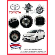 OPL-ND-WISH-6PK BRAND J&J ALTERNATOR CLUTCH PULLEY (NIPPON DENSO TYPE) FOR USE ON: TOYOTA WISH