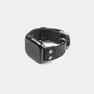 Coco Leather Pilot Watch Strap_Black